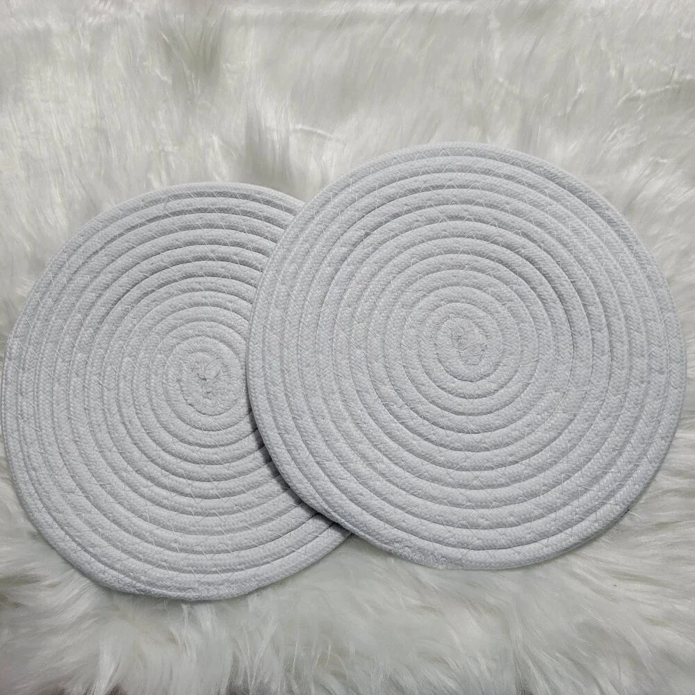 Set of 2 Skull Chenille Trivets